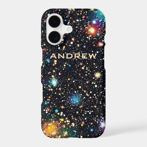 11-17 Models Trendy Colorful Cosmic Star Cluster iPhone 17 Case