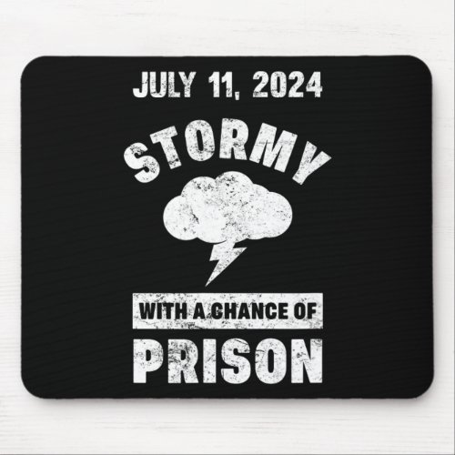 11 2024 Trump Sentencing Day Weather Forecast  Mouse Pad