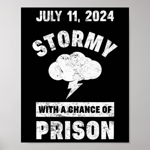 11 2024 Trump Sentencing Day Weather Forecast  Poster