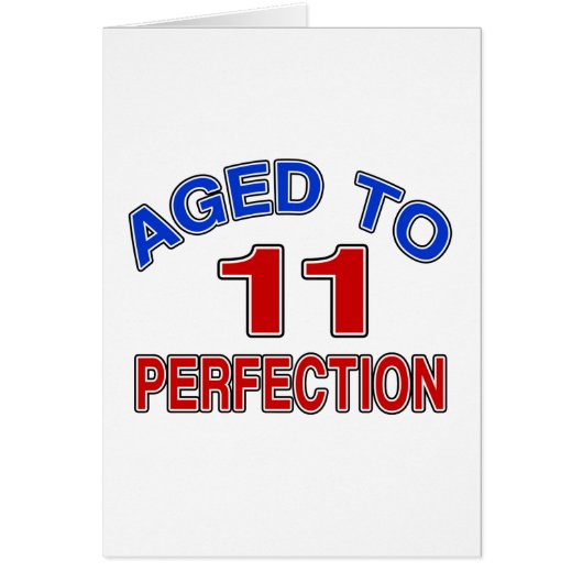11 Aged To Perfection Cards (Front)