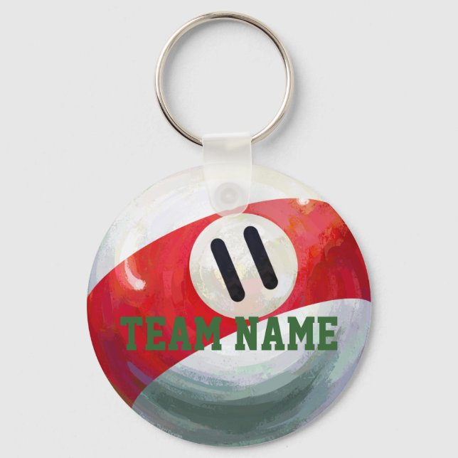 11 Ball Keychain (Front)