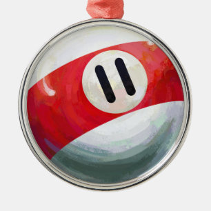 11 Ball Metal Ornament