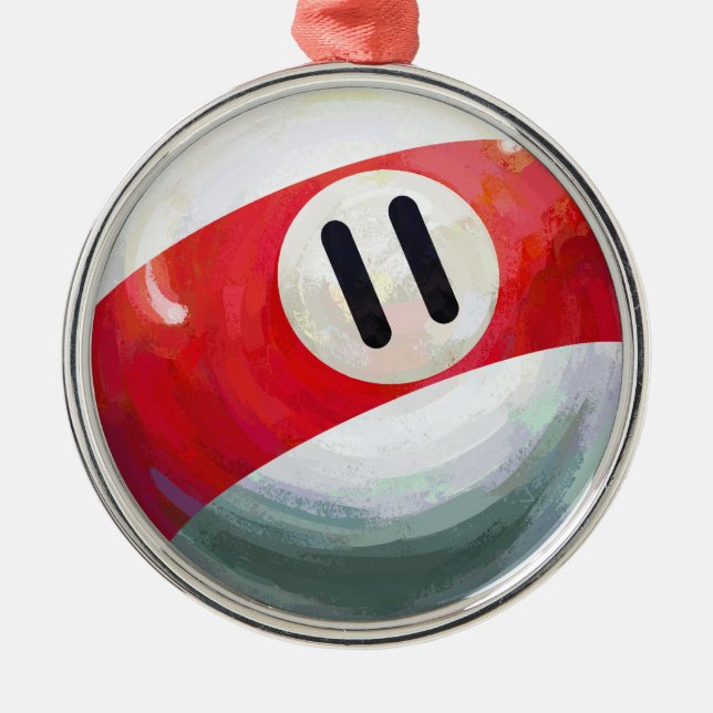 11 Ball Metal Ornament (Front)