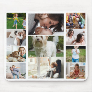 11 Custom  Photo Collage Mouse Pad