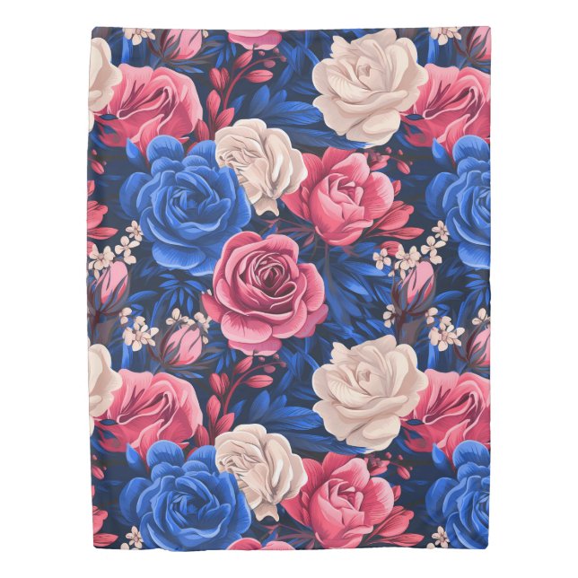 #11 Floral Pattern Duvet Cover (Front)