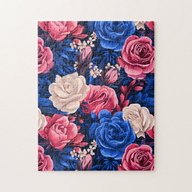 #11 Floral pattern Jigsaw Puzzle (Vertical)