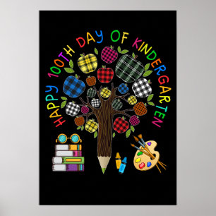 11 Happy 100th Day Of Kindergarten For Kid Buffalo Poster