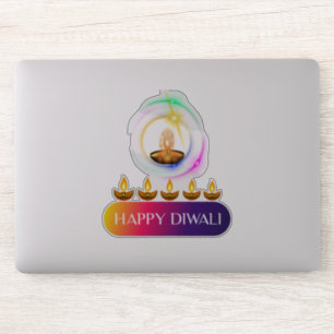 #11.Happy Diwali the festival of lights of India Sticker
