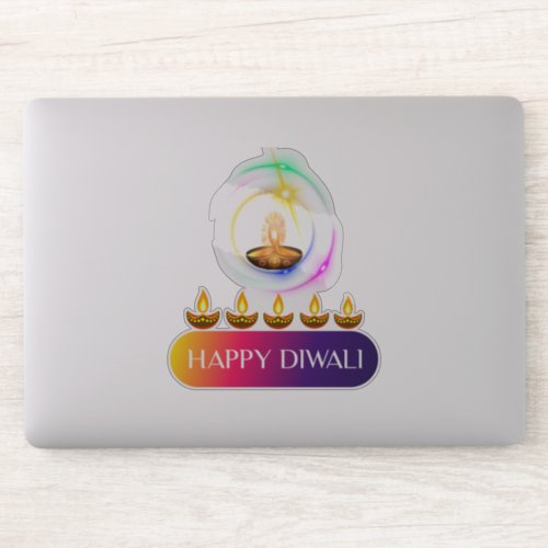 11Happy Diwali the festival of lights of India Sticker