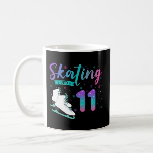 11 Ice Skating Into 11Th Coffee Mug