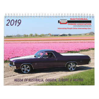 #11 NECOA of Australia, Can, Eur & Mex Calendar