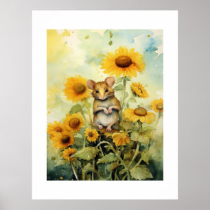 11 of 17 Sunflower Garden Miceville Poster