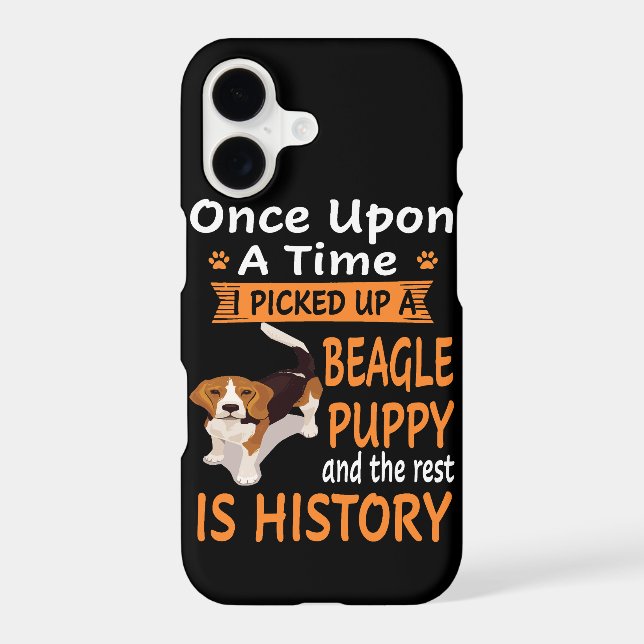 11 One Upon A Time  Beagle Puppy Iphone Case (Back)