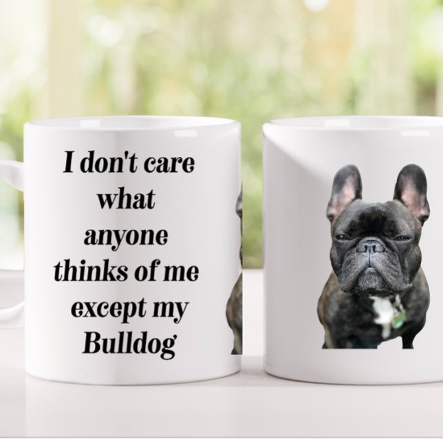 11-oz Black French Bulldog Mug Funny Dog Mug (Creator Uploaded)