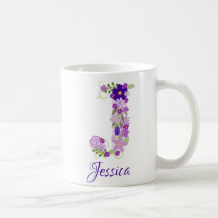 11 oz Lavender Purple Monogrammed Coffee Mug