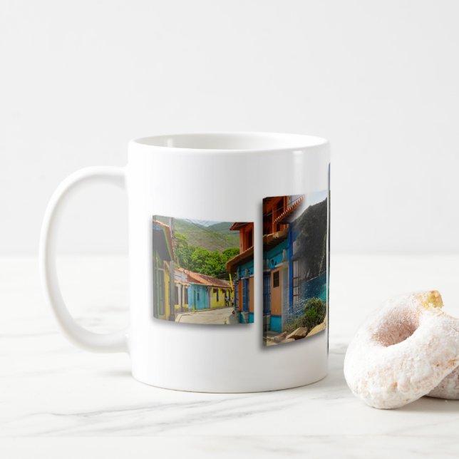 11 Oz Mug Gift for Those Who Love Venezuela (With Donut)