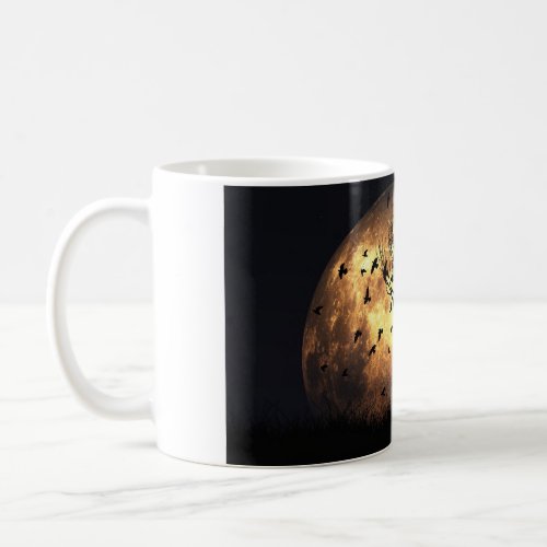 11 oz mug with Harvest Moon image