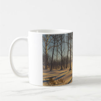 11 oz mug with "Snowy Dawn" image