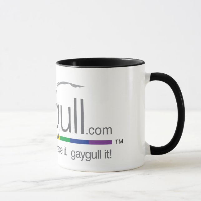 11 oz or 15 oz Gaygull Coffee Mug (Right)