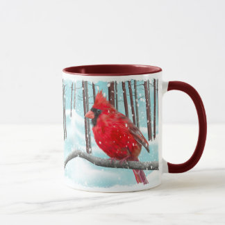 11 oz Red Cardinal Mug