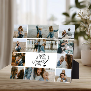 11 Personalized Best Aunt Photo Collage Plaque