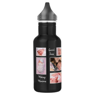 11 Photo Collage Making Memories Special Times Stainless Steel Water Bottle