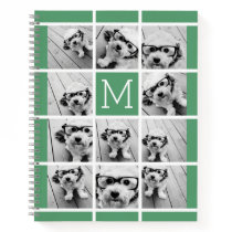 11 Photo Collage Monogram CAN EDIT COLOR Notebook 11 Photo Collage Monogram CAN EDIT COLOR Notebook