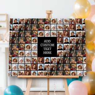 11 Photo Collage Pattern - Custom Monogram Foam Board