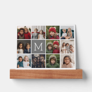 11 Photo Collage with Large Center Picture - Black Ledge