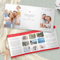 11 Photo Family Christmas Newsletter 
