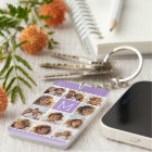 11 Photo Grid Collage with Monogram