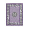 11 Photo Purple Gray Chevron Pattern with Monogram