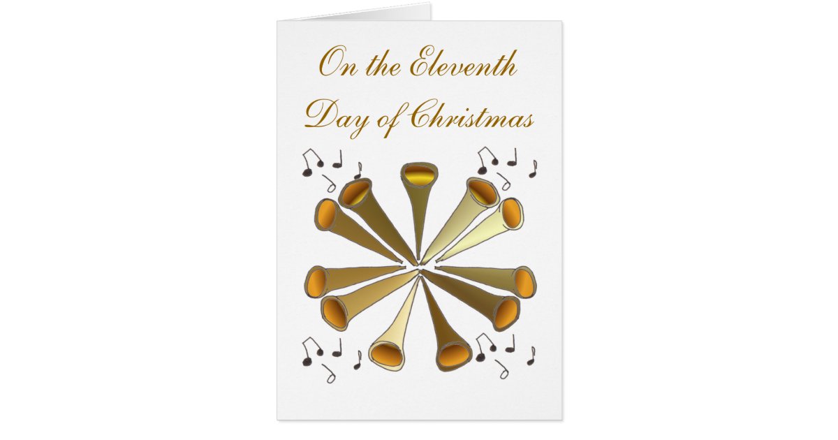 11 Pipers Piping Card