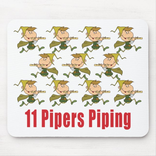 11 Pipers Piping Mousepads (Front)