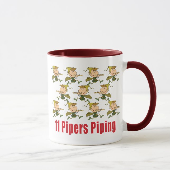 11 Pipers Piping Mugs (Right)
