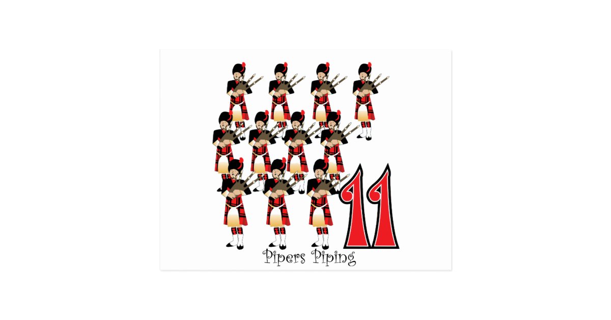 11-pipers-piping-postcard-zazzle