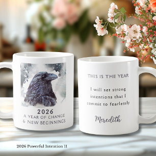 11. Raven 2026 Year of Change Powerful Intention Coffee Mug