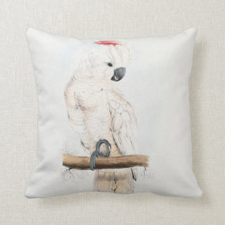 #11-Salmon-crested cockatoo Throw Pillow