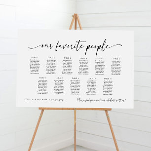 11 Tables Our Favorite People Seating Chart Plan