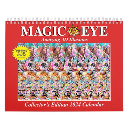 11 wide 2024 International Magic Eye Calendar