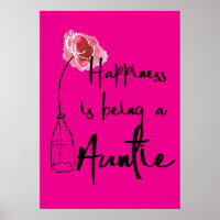 11 Women Floral Gift Happiness Is Being A Auntie