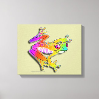 11"x14" CANVAS PRINT - FROG POP ART