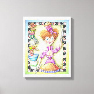 11"X14" CANVAS PRINT  - QUEEN OF TARTS