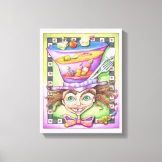 11"X14" CANVAS PRINT - THE MAD PLATTER