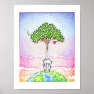 11"x14" POSTER - FOOD FOR LIFE - Farm to Table