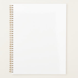 11"x8.5" Gold Spiral Soft Cover Notebook Notepad