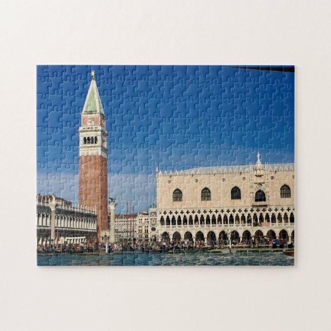 11 x 14  CLASSIC VIEW VENICE AND THE DOGES PALACE Jigsaw Puzzle (Horizontal)