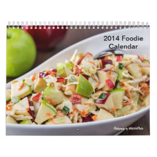 11 x 17 two-page 2014 foodie calendar
