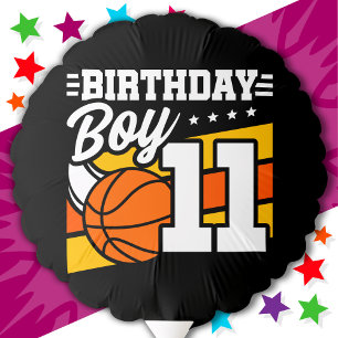 11 Year Old Basketball Party 11th Birthday Boy Balloon