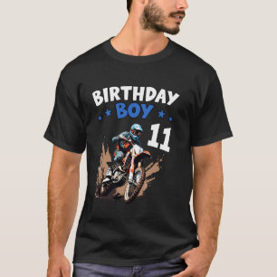 11 Year Old Birthday Motocross Dirt Bike 11th B-Da T-Shirt